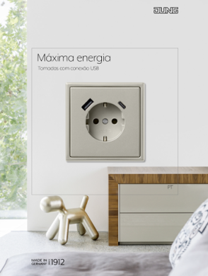 JUNG Tomadas com conexão USB